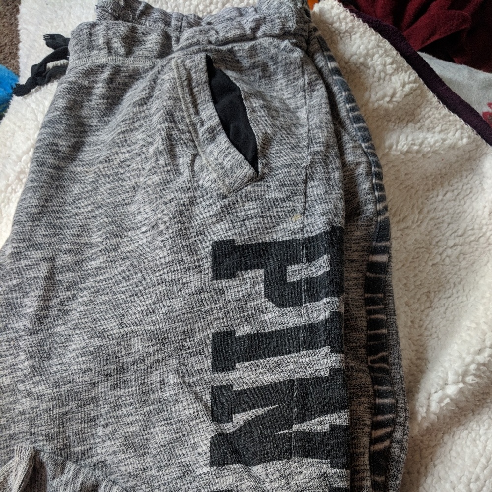 Pink grey sweats